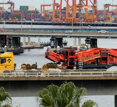 transporting plant equipment